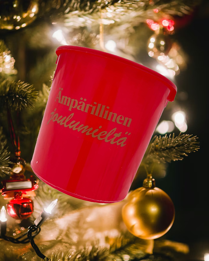 Kotimainen 10 l ämpäri omalla logolla