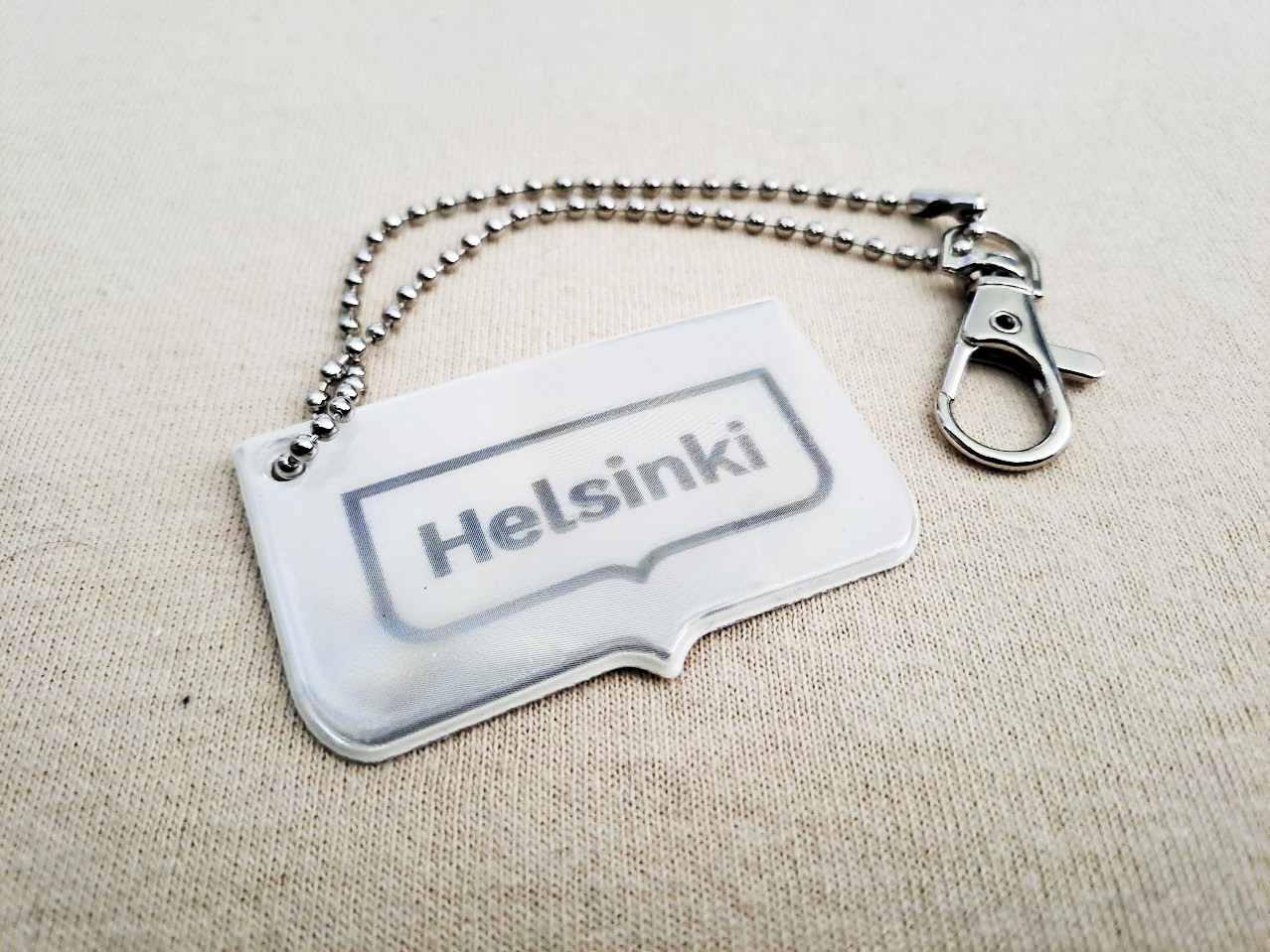 Softreflector matala vaakuna pehmoheijastin omalla logolla